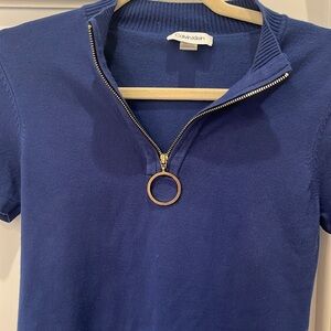 Calvin Klein sweater with zipper in front